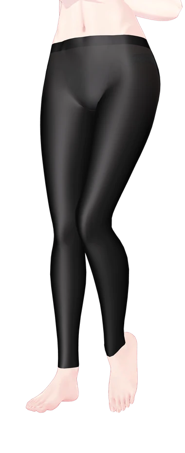 レギンス（ストレッチ ブラック 薄手）